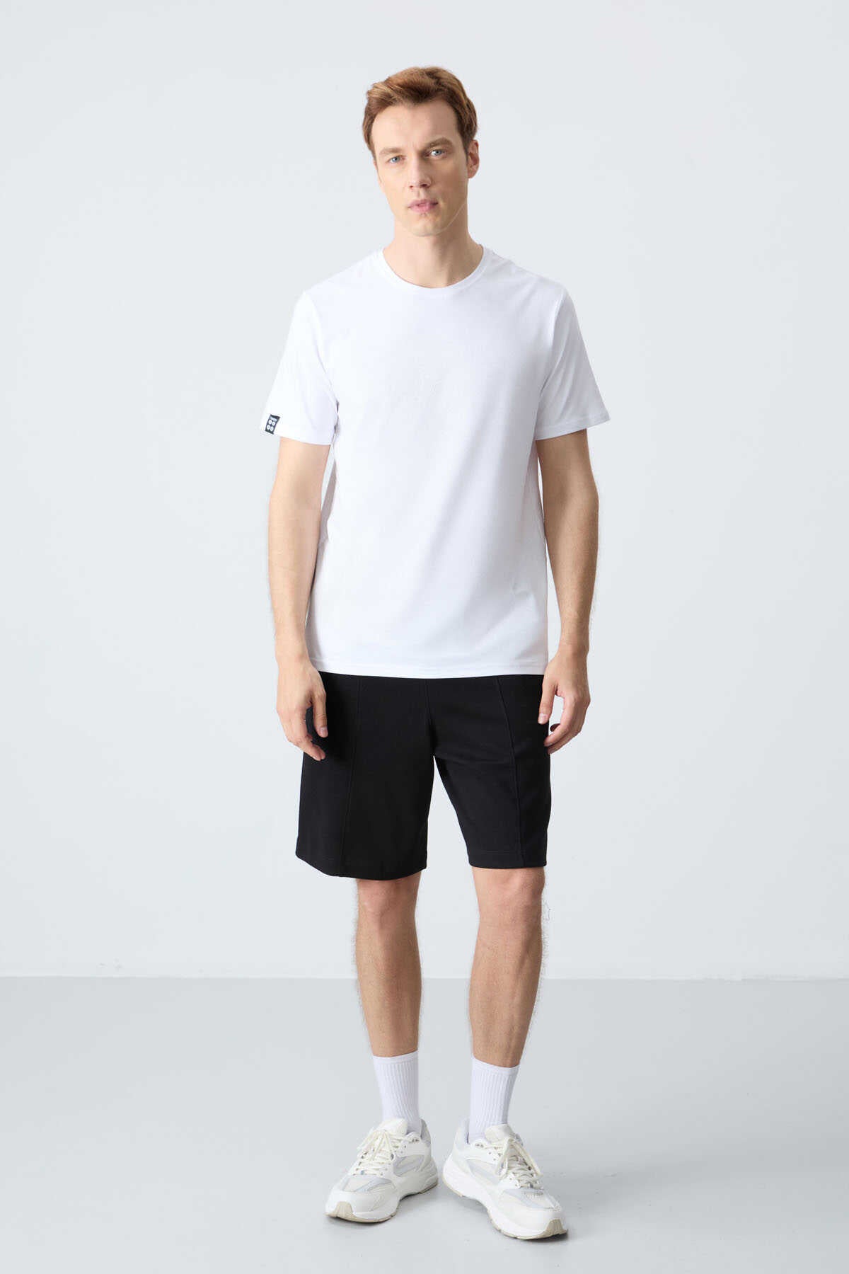 Tommylife Toptan Comfort Fit Basic Erkek Şort 81277 Fiesta