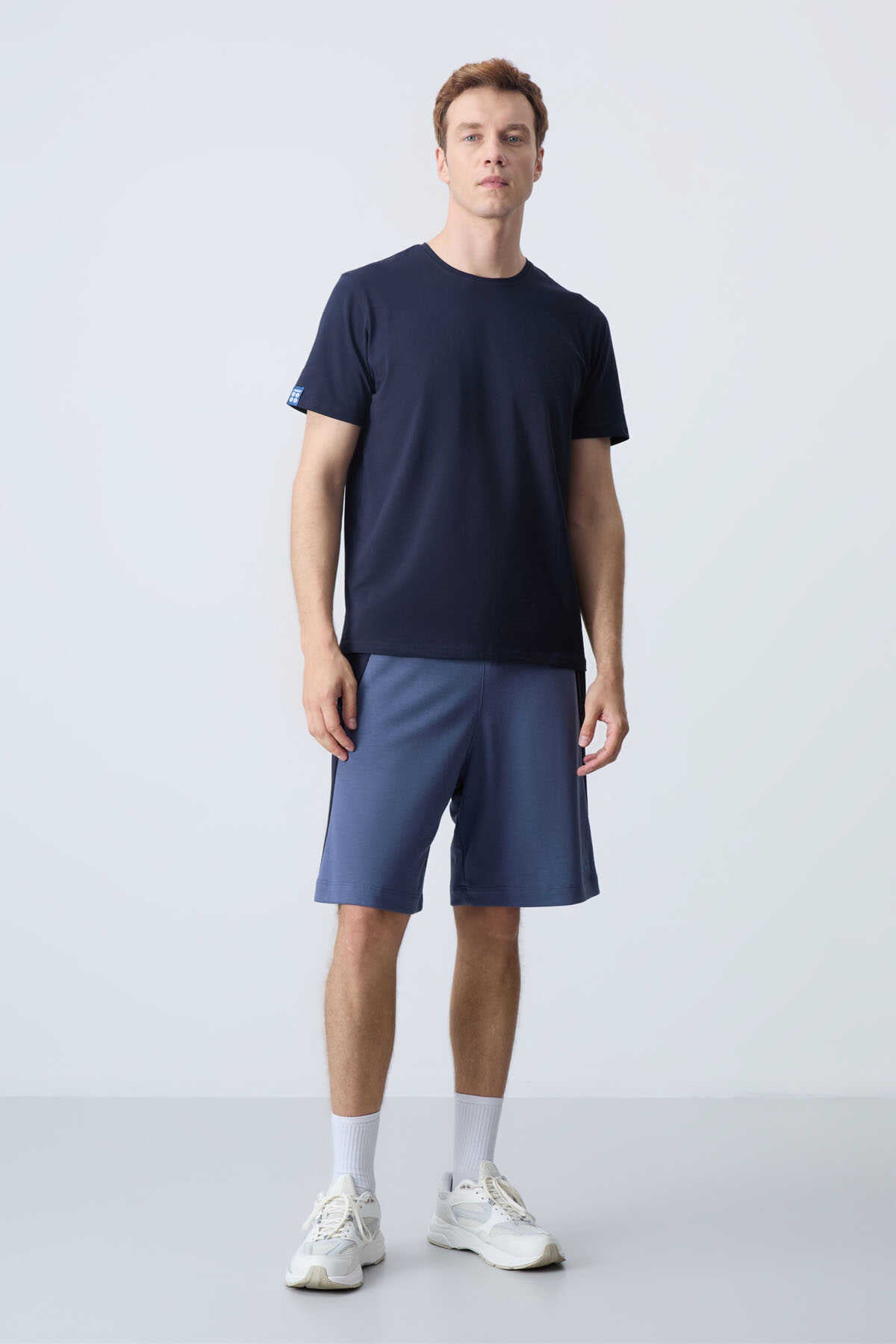 Tommylife Toptan Comfort Fit Basic Erkek Şort 81280 Siyah