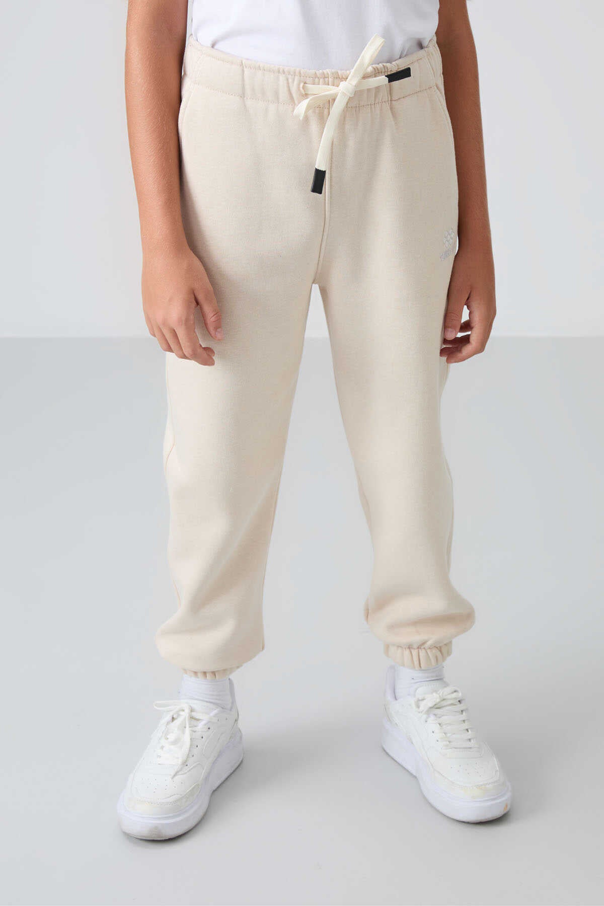 Tommylife Wholesale Waiter Boy Jogger Standard Fit Boys' Sweatpants 11225 Beige