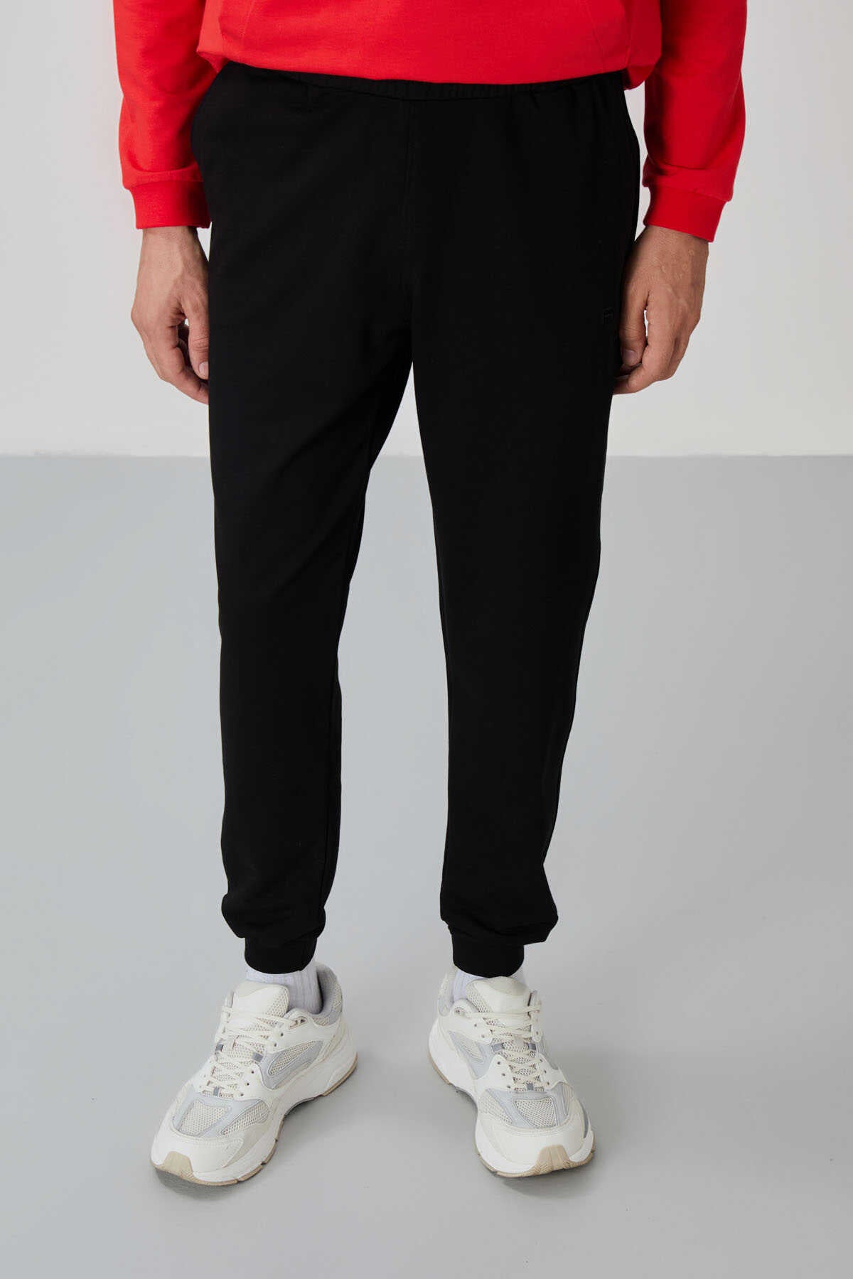 Tommylife Toptan Herbert Standart Kalıp Dik Yaka Erkek Eşofman Takım 85233 Lacivert
