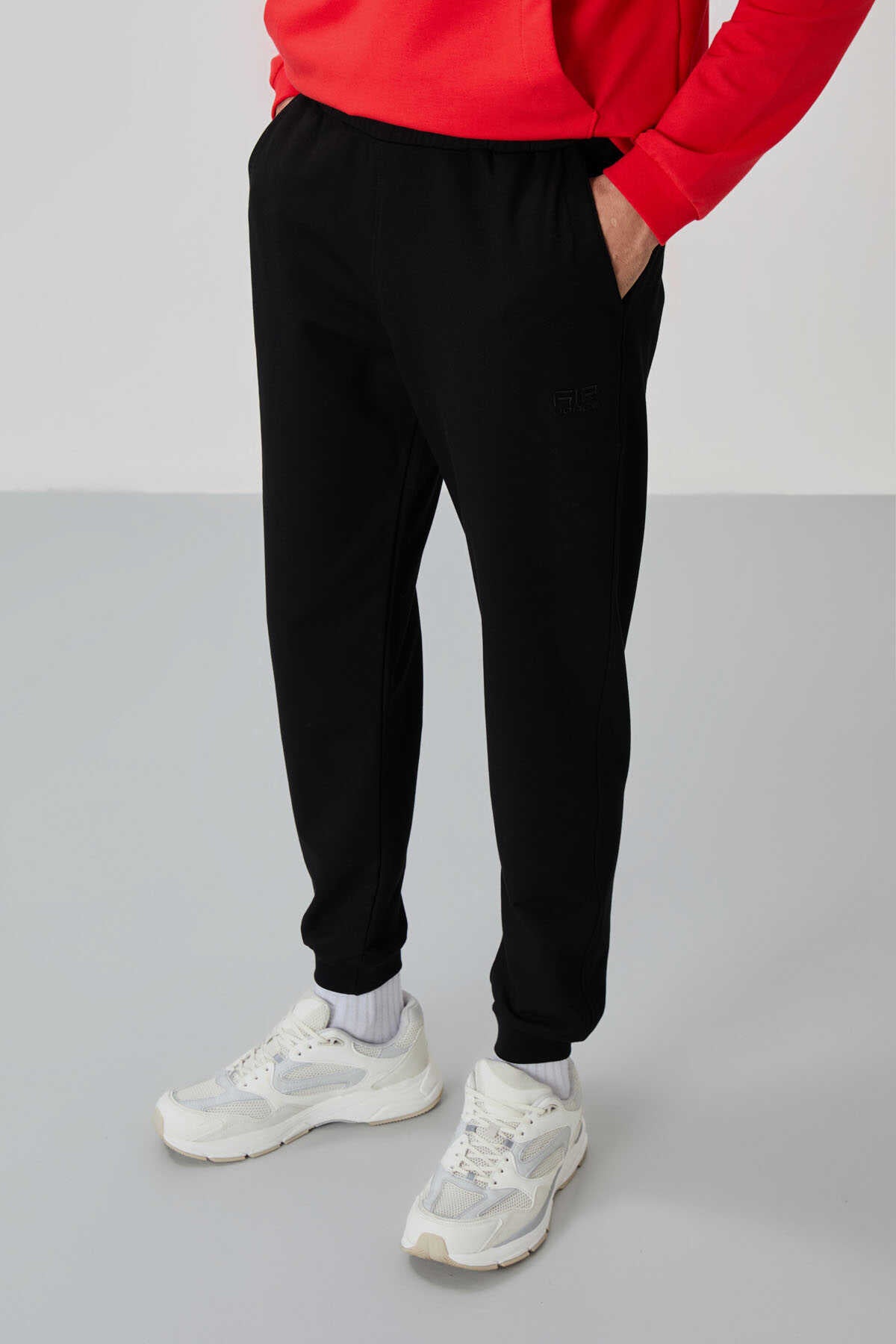 Tommylife Toptan Herbert Standart Kalıp Dik Yaka Erkek Eşofman Takım 85233 Lacivert