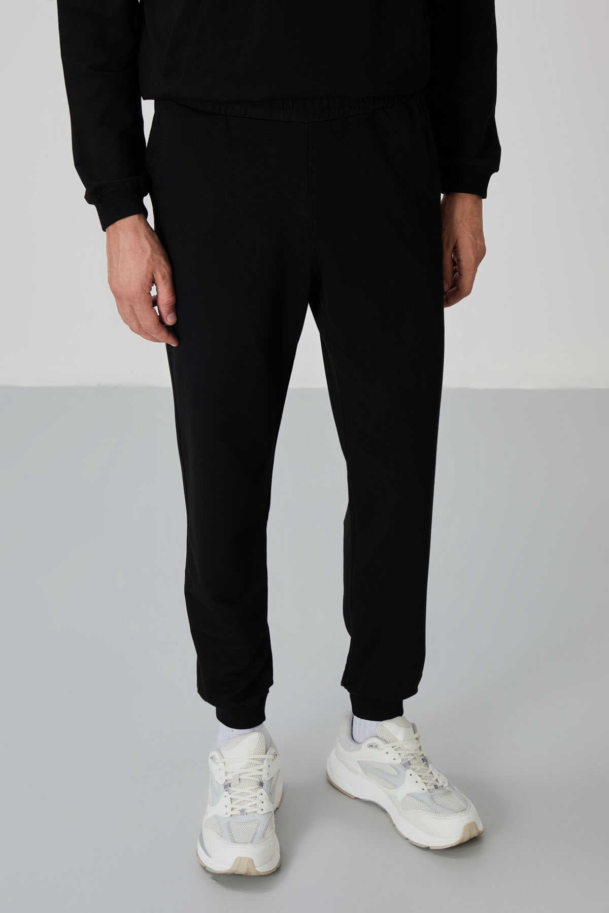 Tommylife Toptan Herbert Standart Kalıp Dik Yaka Erkek Eşofman Takım 85233 Lacivert