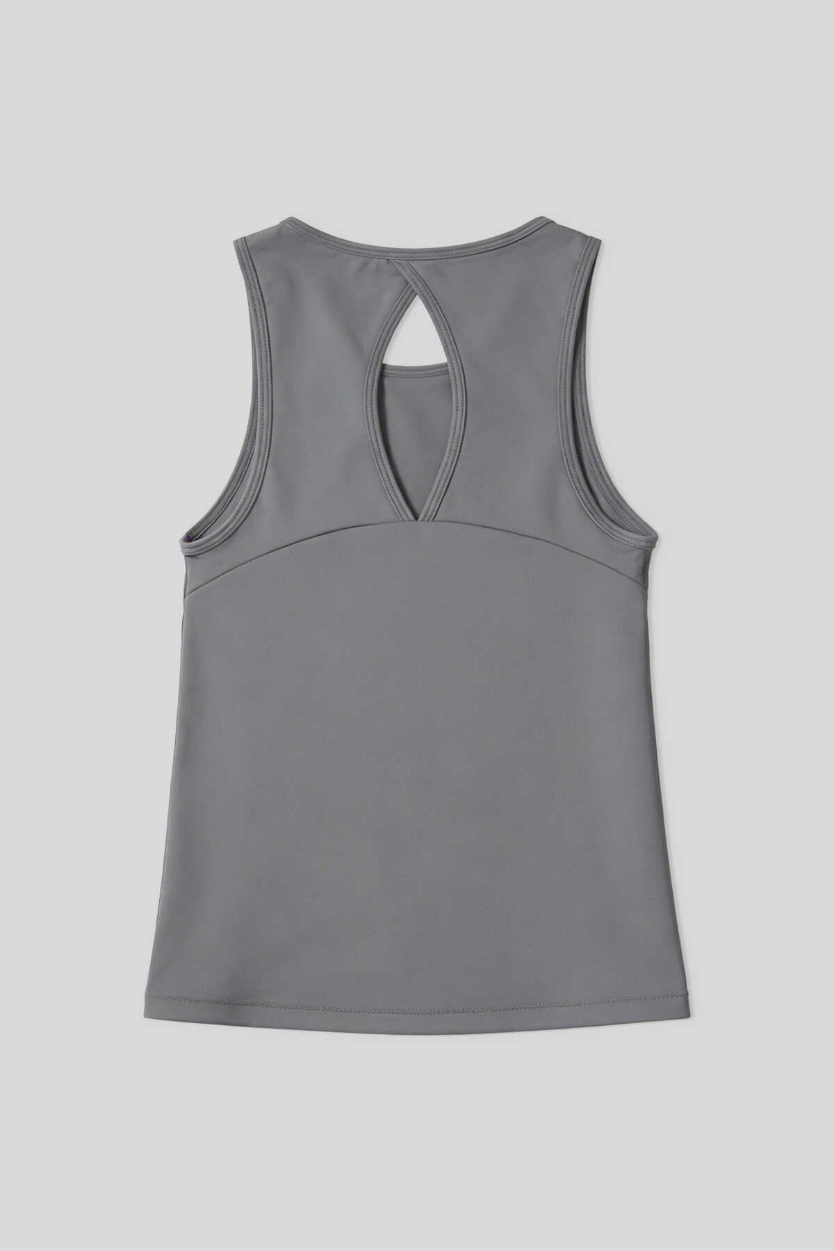 Tommylife Wholesale Black Standard Fit Cross Back Detail Women's Sports Vest - 97296