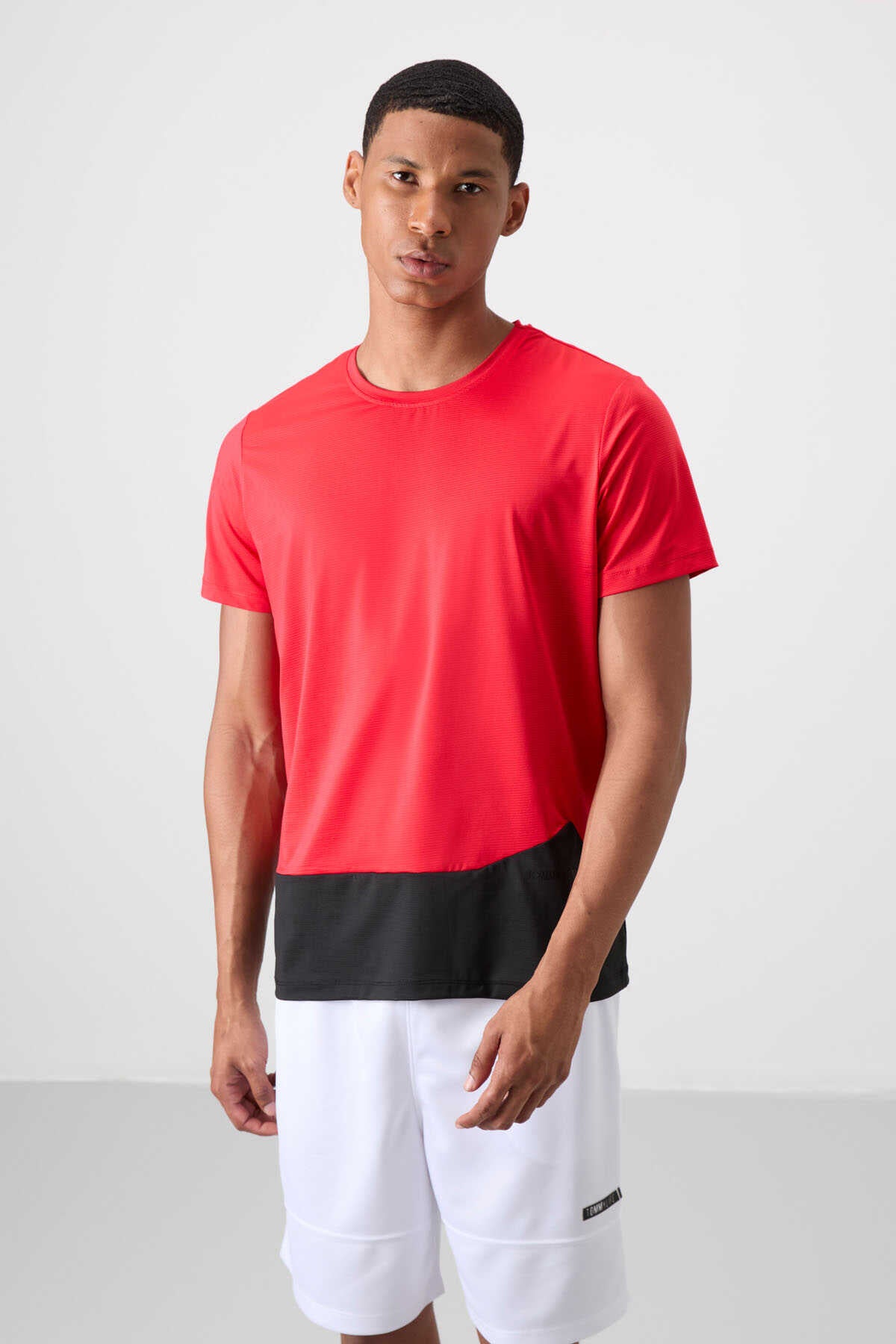 Tommylife Toptan O Yaka Standart Kalıp Aktif Spor Erkek T-Shirt 88383 Beyaz