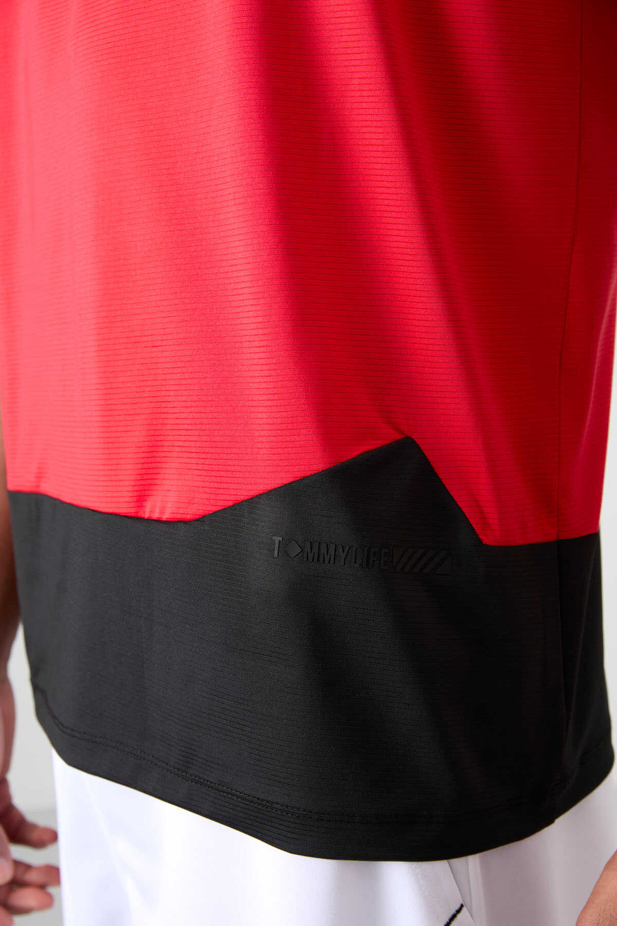 Tommylife Toptan O Yaka Standart Kalıp Aktif Spor Erkek T-Shirt 88383 Beyaz