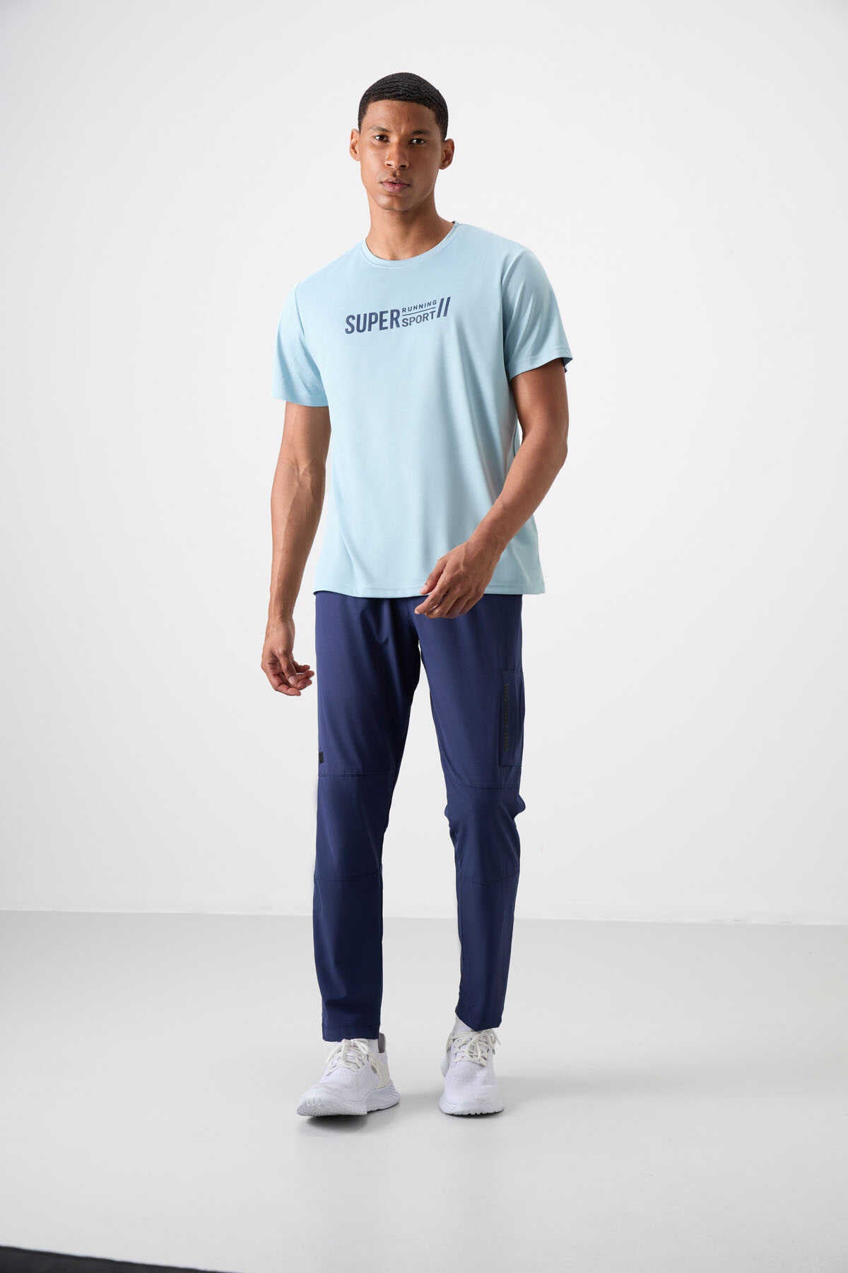Tommylife Wholesale Crew Neck Standard Fit Active Sports Men's T-Shirt 88385 Black