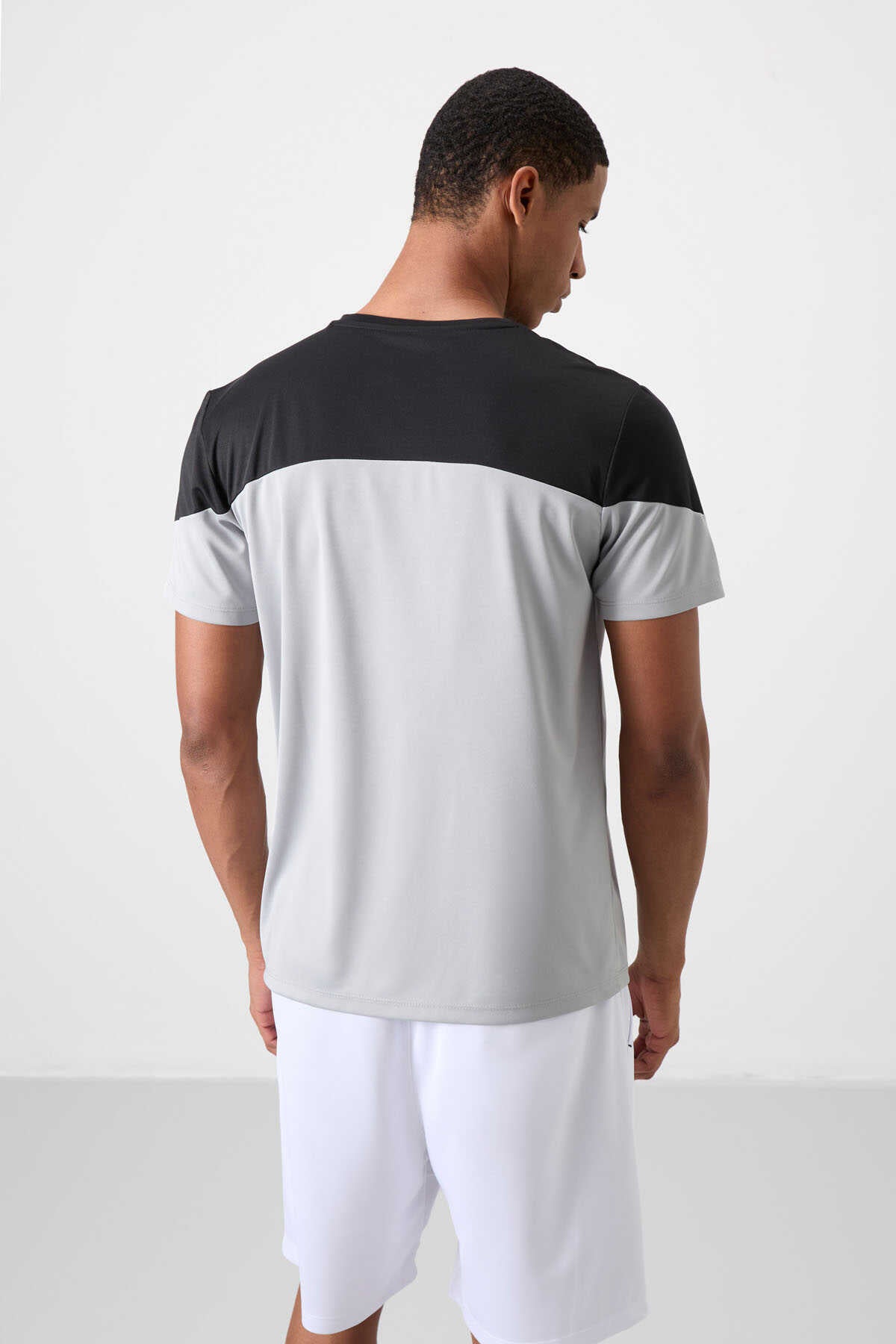 Tommylife Wholesale Crew Neck Standard Fit Active Sports Men's T-Shirt 88386 Black