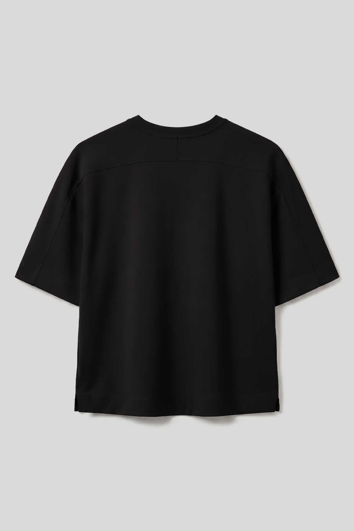 Tommylife Toptan Siyah O Yaka Kısa Kollu Basic T-Shirt - 97316