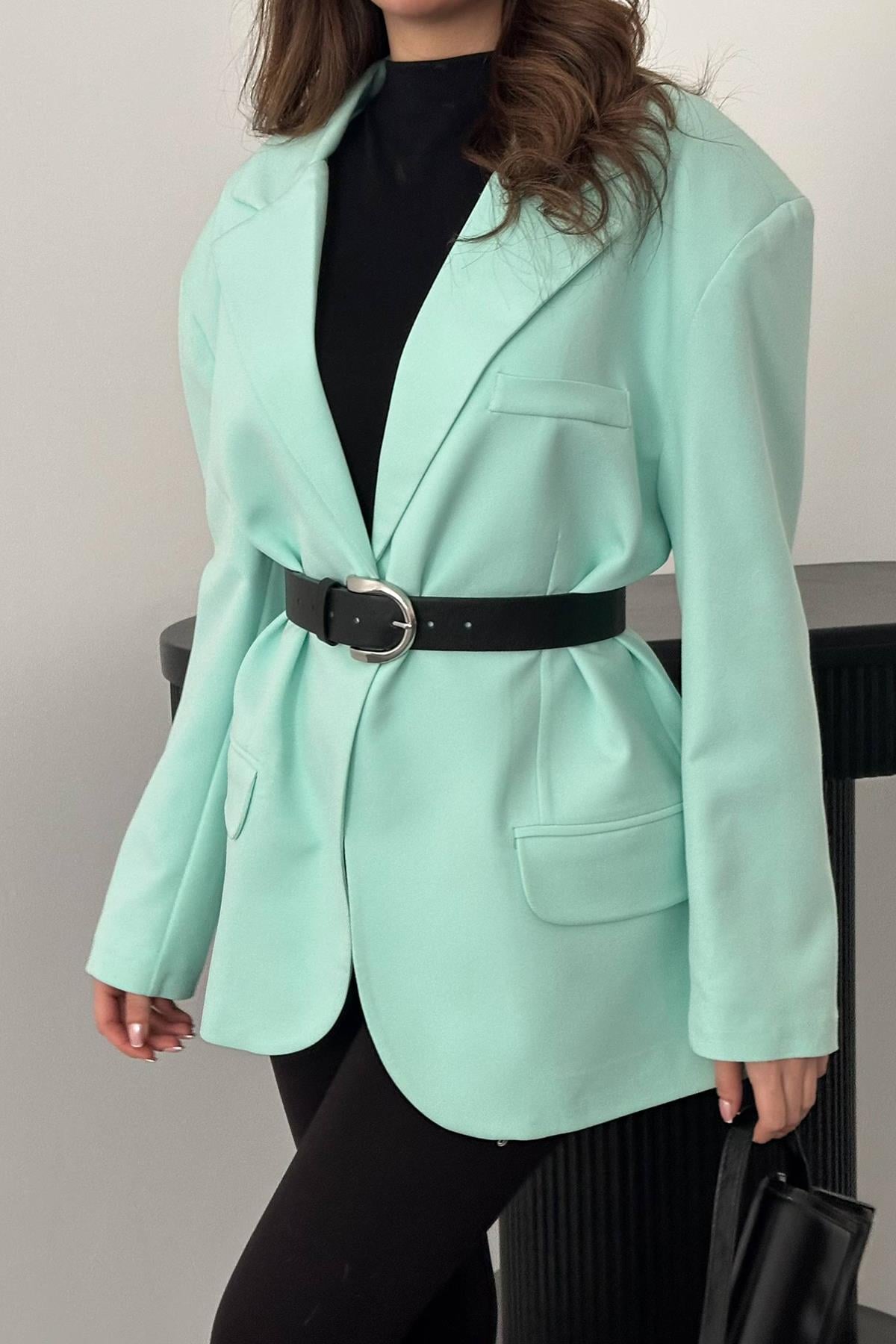 Mint Oversize Ceket
