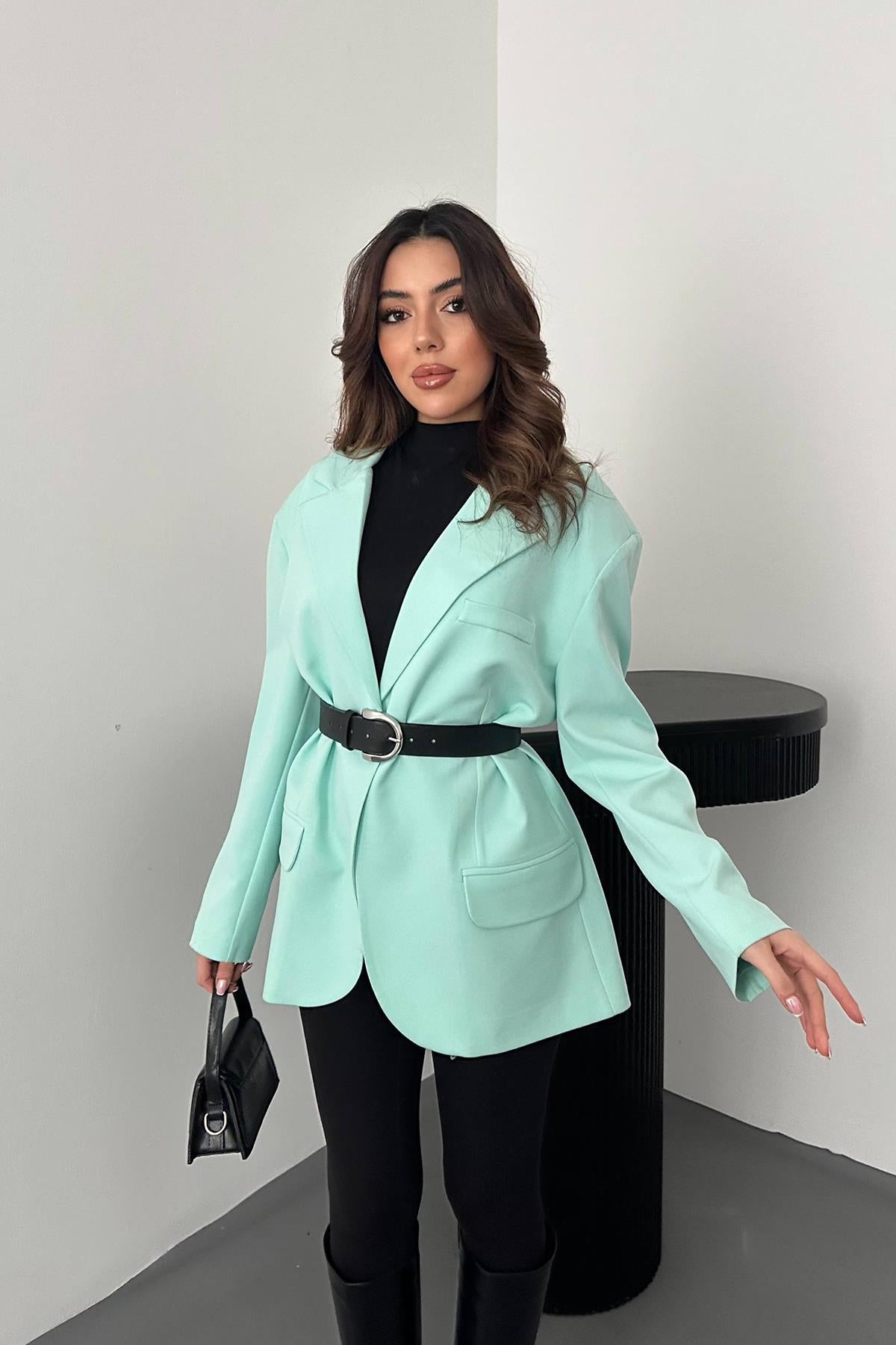 Mint Oversize Ceket