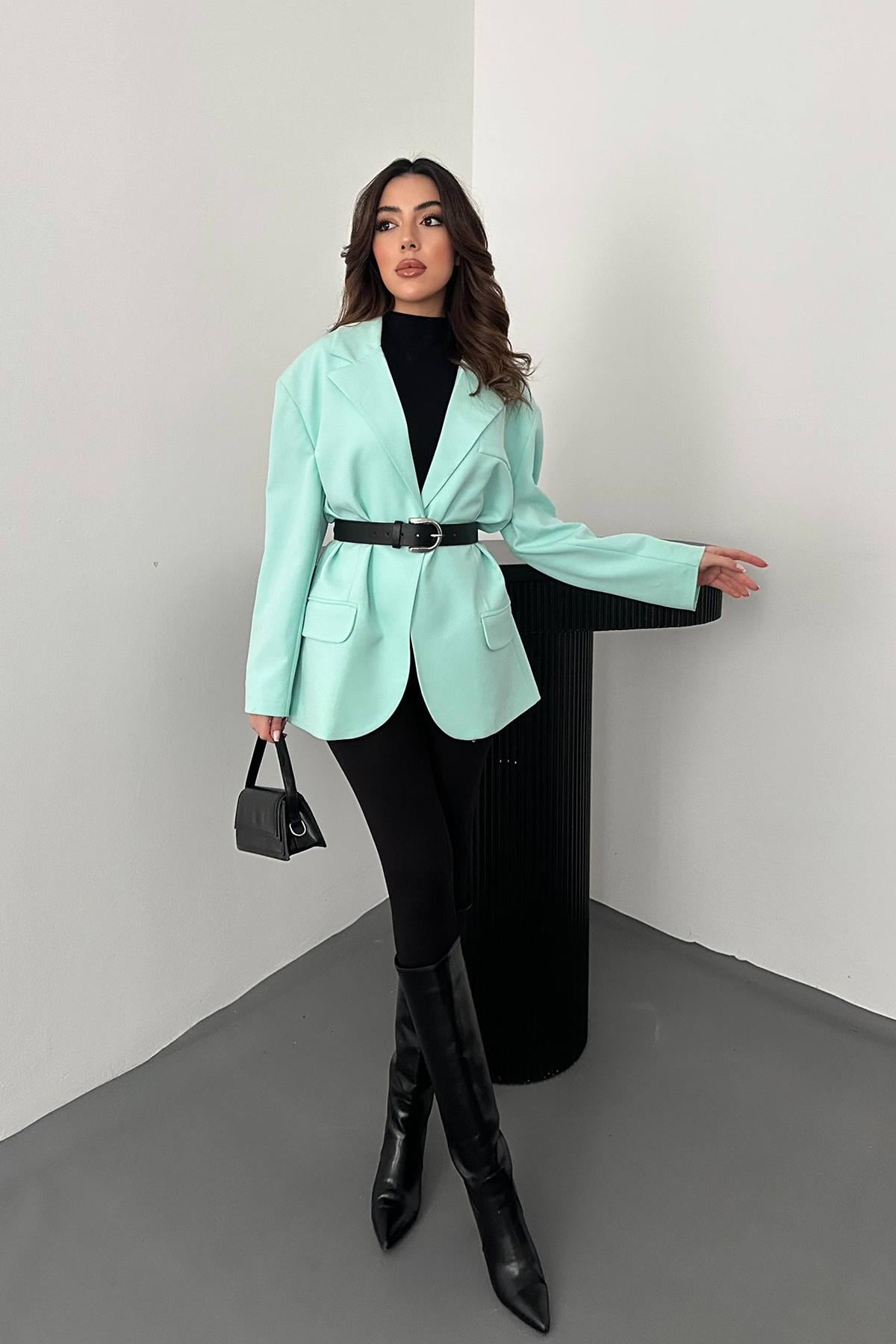 Mint Oversize Ceket