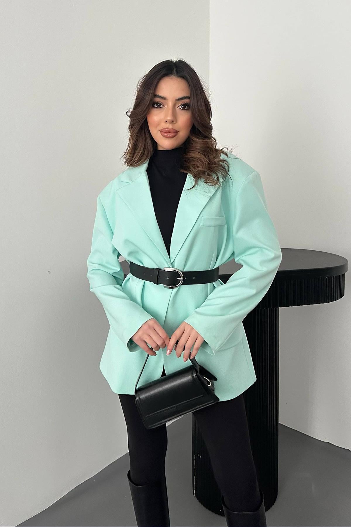 Mint Oversize Ceket