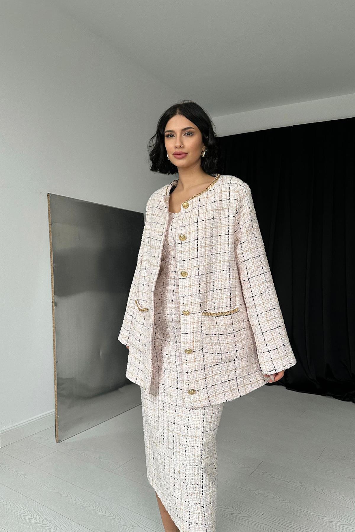 Toptan Pudra Zincirli Kaban Pudra L