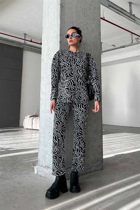 Tracy Animal Desenli Takım  9040-08 MULTİ L