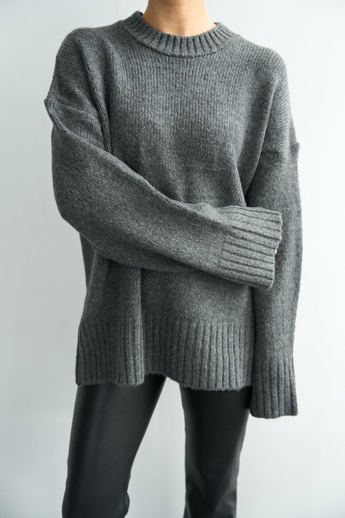 Anthracite Knit Sweater