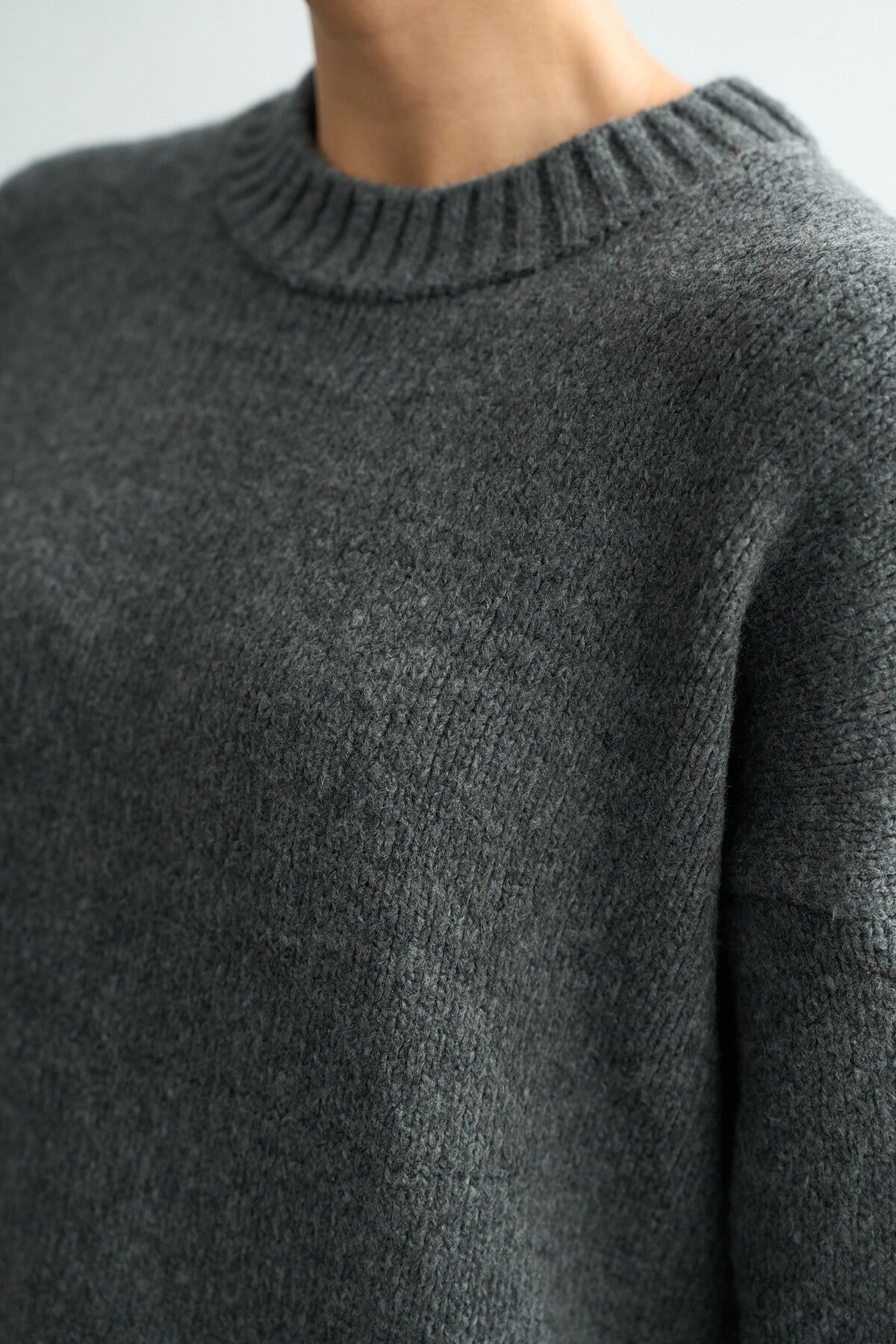 Grey Knit Sweater