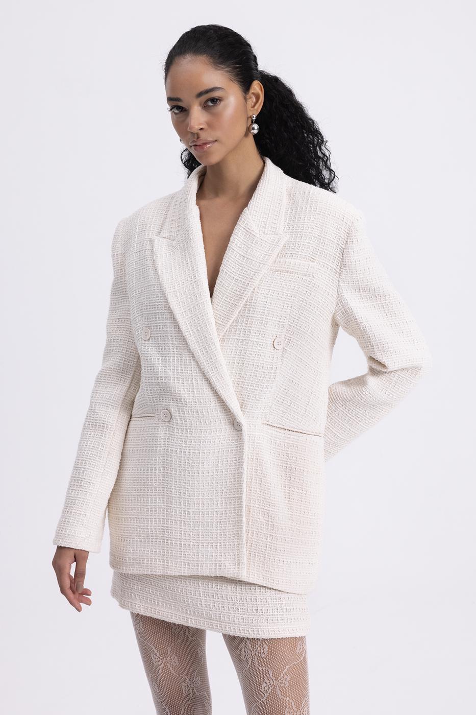 Tweed Blazer Jacket