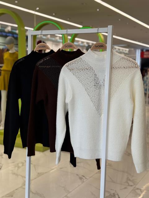 V Ajurlu Triko Kazak 1368