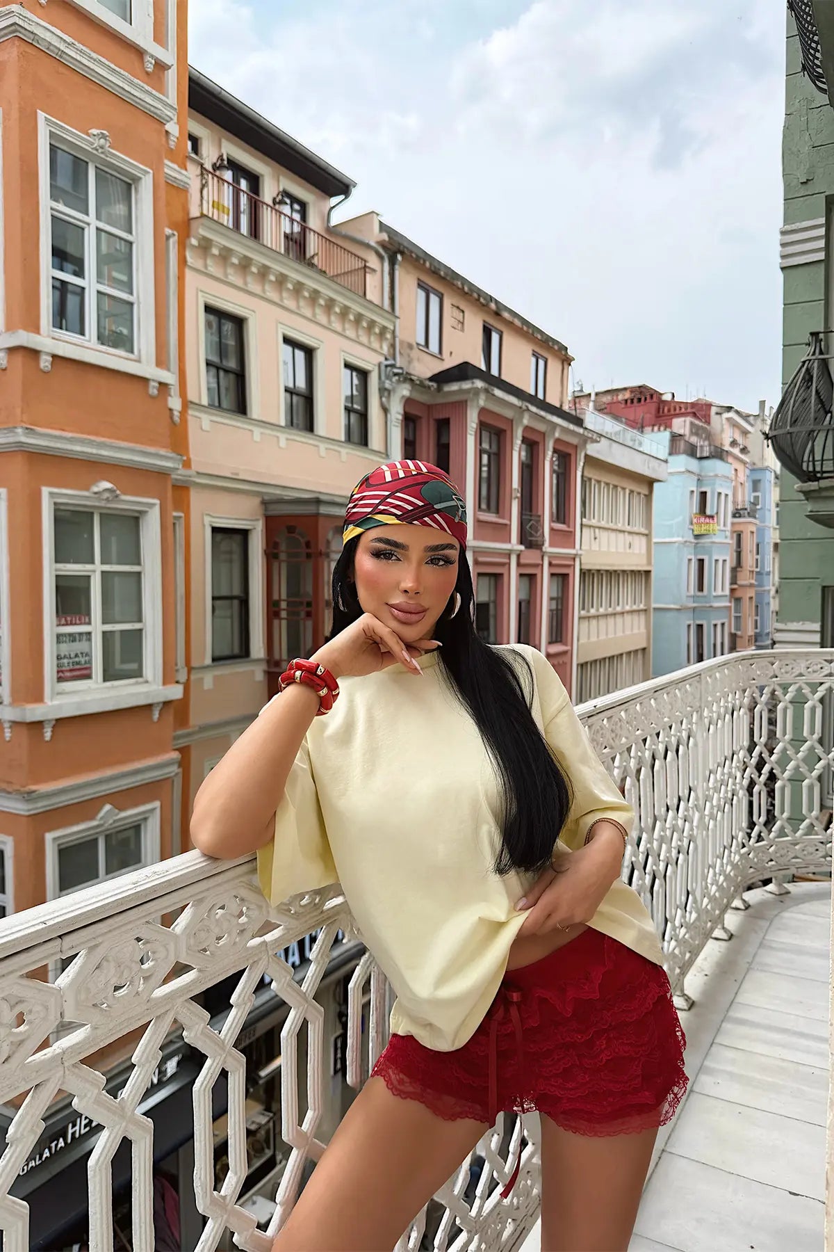 Sarı Yengeç Baskılı Tişört
