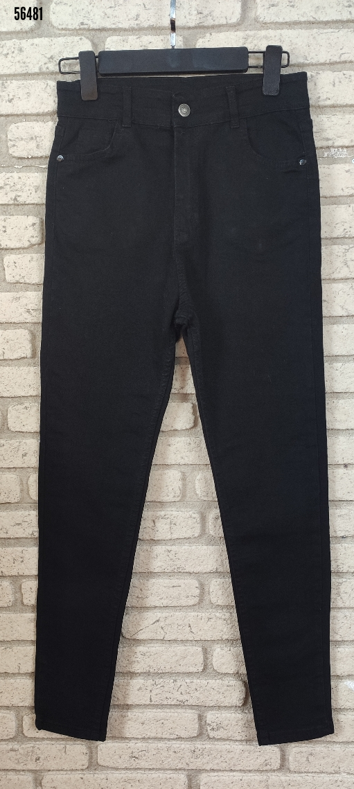 Likralı Yüksek Bel Efsane Kot Pantolon Antrasit Renk 92cm, 38180