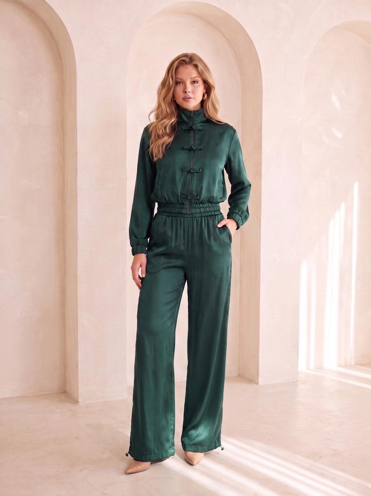 ZÜMRÜT 20732 BLUZ PANT İKİLİ TAKIM
